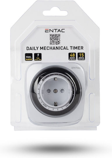 Entac EMTM24-1E Mechanical Timer Socket Daily
