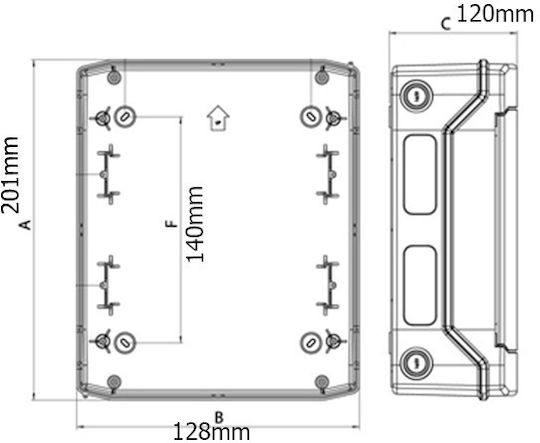 Aca Fuse Box Wall Mounted