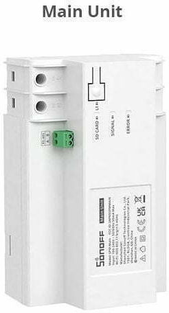 Sonoff Kilowatt Meter for Electrical Panel Analog Rail Single-Phase Wi-Fi, LAN