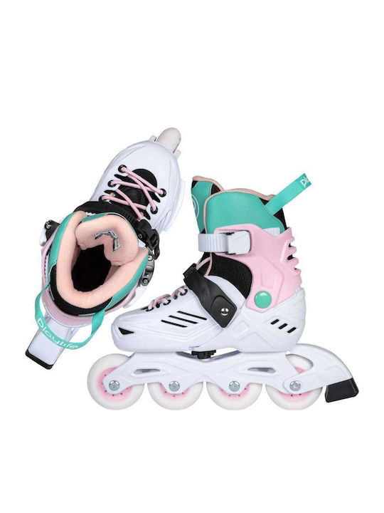 Playlife Inline Adjustable Rollers White Children's