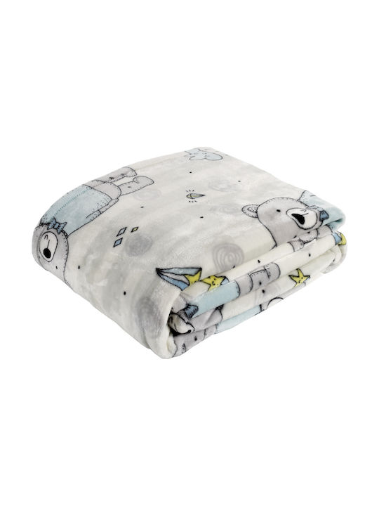 Das Home Fleece Blanket Gray 160x220cm