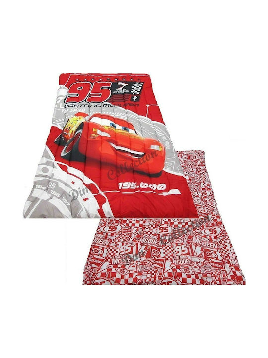 Dimcol Kinderdecke Beidseitig Einzel Cars 04 160x250cm
