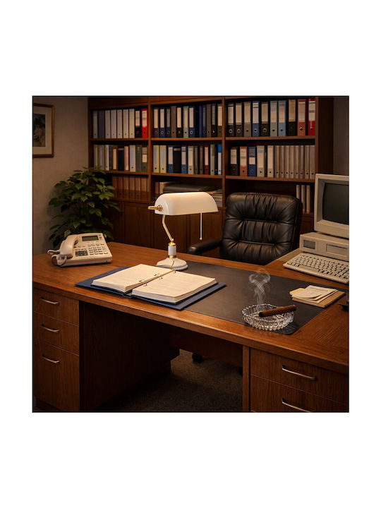 VenCore Office Lamp for Socket E27 in White Color