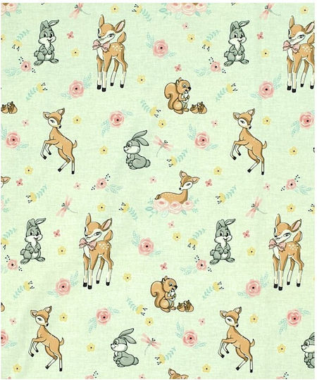 Dimcol Kids Duvet Cover Single Green