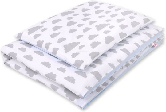 Bobono Kids Duvet Cover Gray, Blue 90x120cm