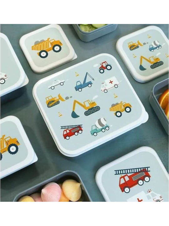 A Little Lovely Company Vehicles School Set 7lt