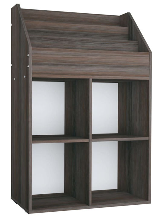 Детски Подов Стелаж Сив/Sonoma 71x30x114см