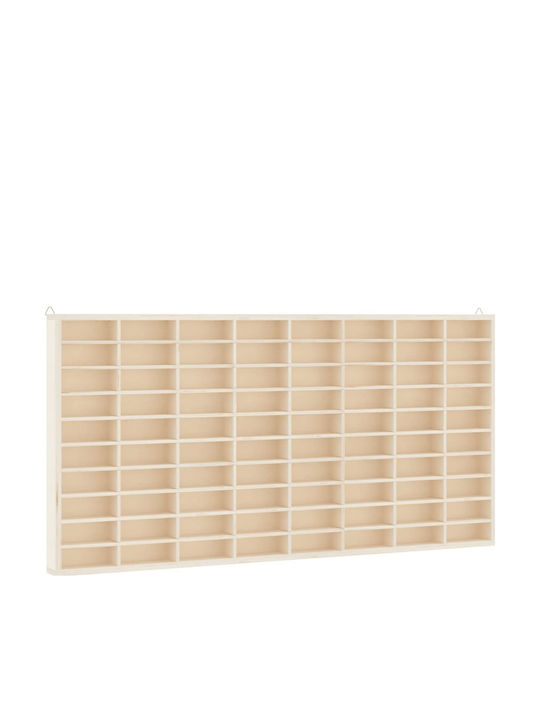 Детски Стенен Рафт Бежов 80x4.5x40.5см