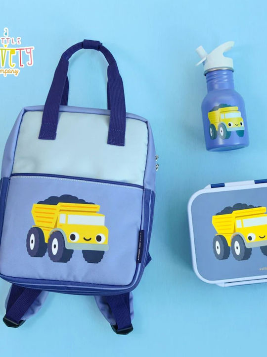 A Little Lovely Company Dump Truck Σχολικό Σετ Ασημί