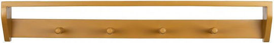 Kids Wall Mount Shelf Brown 89x10x14cm