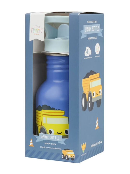 A Little Lovely Company Dump Truck Σχολικό Σετ Ασημί