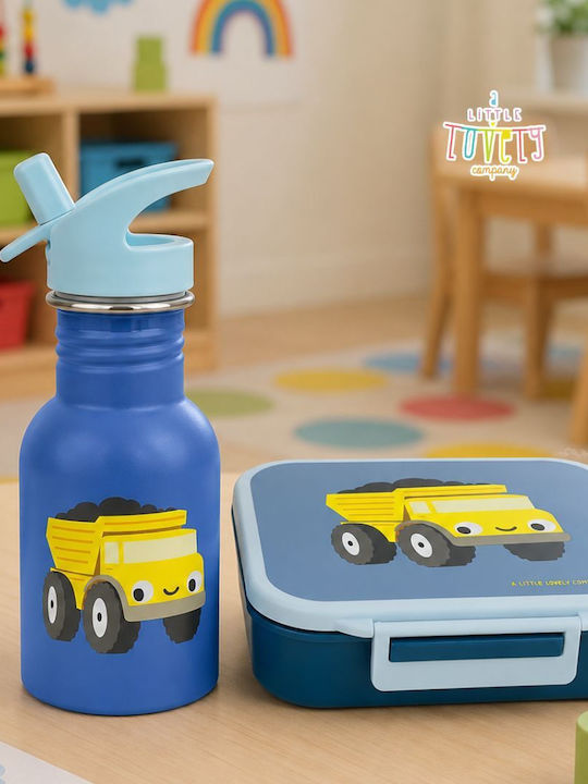 A Little Lovely Company Dump Truck Σχολικό Σετ Ασημί