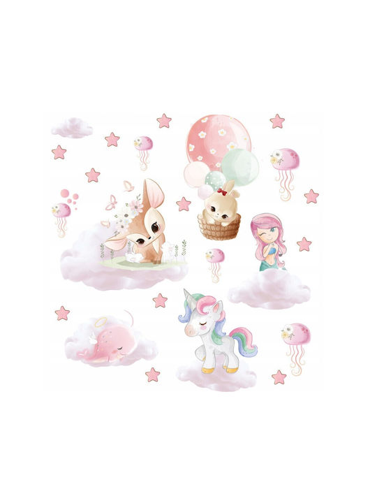 Decowalls Kinder Wandsticker Wand 60x120cm