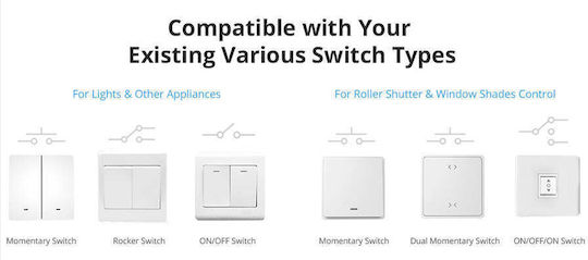 Sonoff Smart Switch 2 Channels Wi-Fi 15A