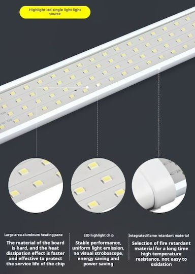 Lumină Sub-Dulap Bucătărie LED 25W Alb rece 60cm.