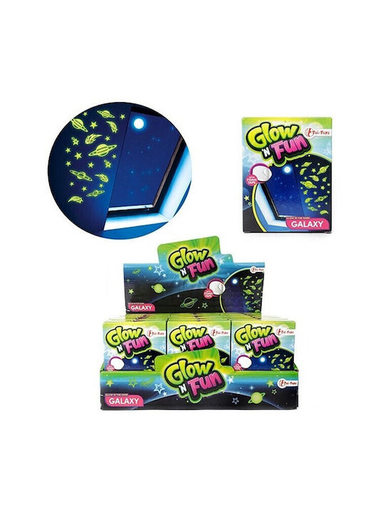 Toi-Toys Autocolant Decorativ pentru Copii Perete Fluorescent 9x12buc