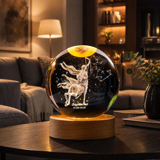 Crystal Ball Warm White Decorative Table Lamp Crystal Ball Warm White Decorative Table Lamp