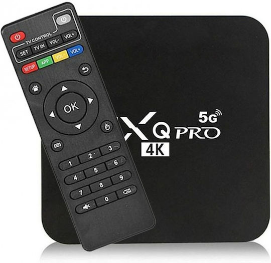 TV Box 4K UHD με WiFi USB 2.0 4GB RAM και 32GB Αποθηκευτικό Χώρο με Λειτουργικό Android 10.0