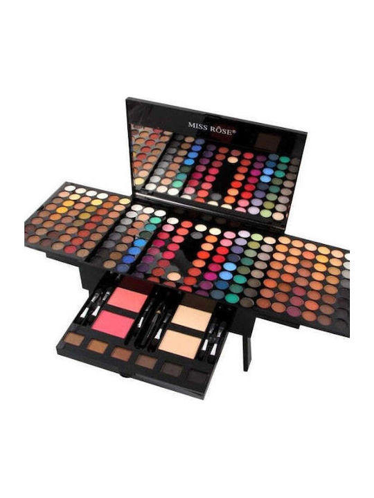 Makeup Kit Miss Rose 190 Colors Eyeshadows Blush Eyeliner Powder Makeup Kit Miss Rose 190 Colors Eyeshadows Blush Eyeliner Powder