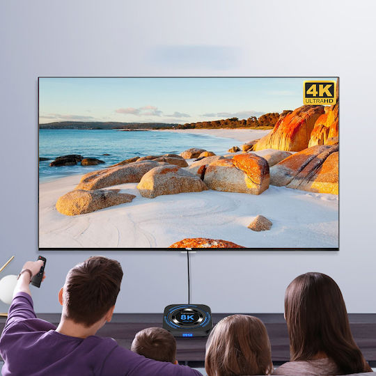 TV Box VA-6574820974 8K UHD with Wi-Fi 2GB RAM and 16GB Storage with Android 12.0 Operating System