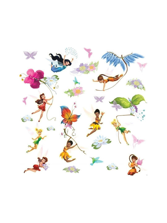 RoomMates Decor Kids Wall Sticker TinkerBell Fairies 30pcs