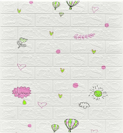 Alista Home Autocolant Decorativ 3D Pentru Perete Copii Spumă 1x77cm 10 Bucăți Alista Home Autocolant Decorativ 3D Pentru Perete Copii Spumă 1x77cm 10 Bucăți