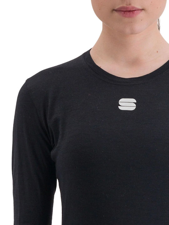 Sportful Cămașă Termică Cu Mâneci Lungi Pentru Femei Neagră Sportful Cămașă Termică Cu Mâneci Lungi Pentru Femei Neagră