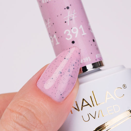 NaiLac Βερνίκι Νυχιών Μακράς Διαρκείας Quick Dry Κόκκινο #391 7ml