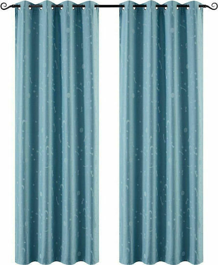 Beauty Home Curtain with Grommet Tops