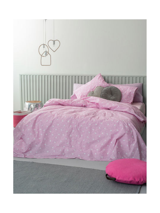 Palamaiki Kids Rod Pocket Glow-in-the-Dark Curtain Luminous Fleck Lilac 170x260cm