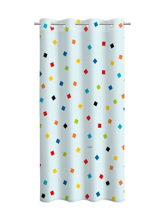Saint Clair Детска завеса Bright с куки Син 1752030120005 160x240cm