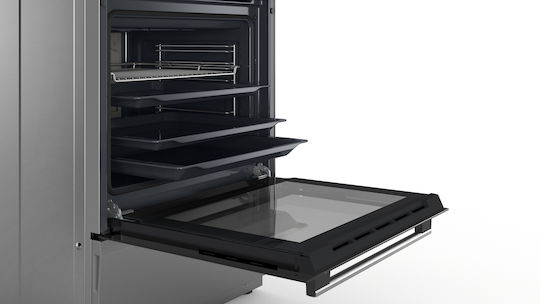 Bosch Herd 66Es mit Keramikkochfeldern B60cm. Inox