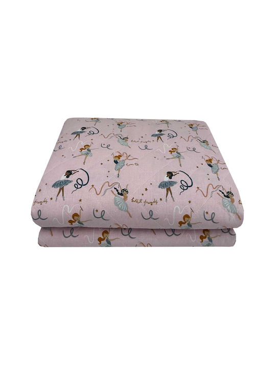 Astron Italy Kids Quilt Single Ballerines Pink 160x250cm