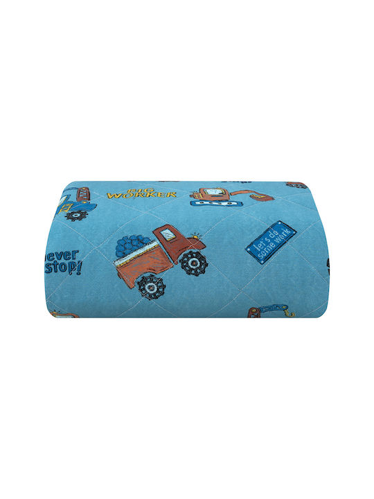 Beauty Home Kinderdecken Einzeln Factory Hellblau 160x240cm