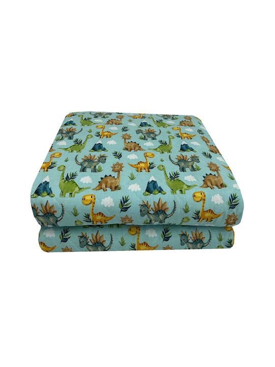 Astron Italy Kids Quilt Single Jurassic Multicolour 160x250cm