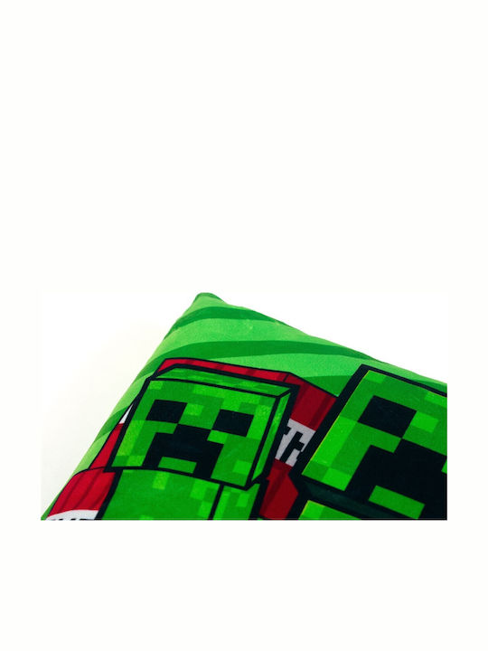 Dimcol Kids Decorative Pillow Case Bubble Walk Green 38x38cm