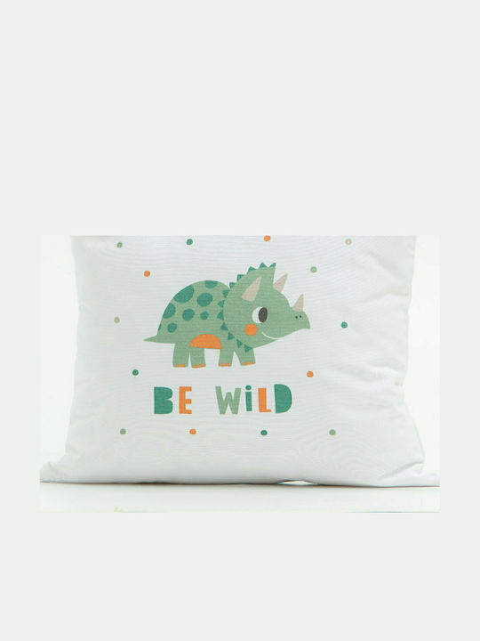 Borea Kids Decorative Pillow Printed Dino White 45x45cm