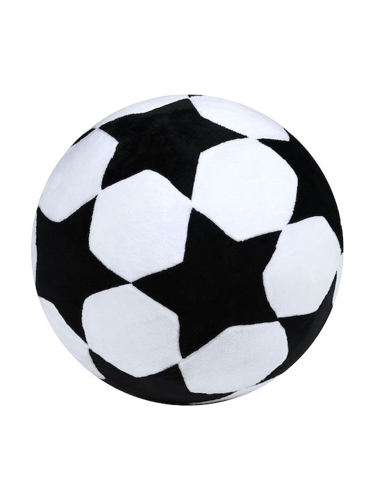 Kids Round Throw Pillow Maracana 25cm Black