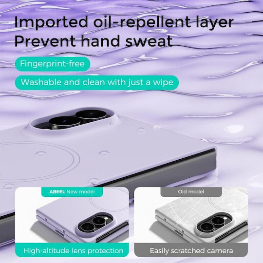 Abeel Back Cover Σιλικόνης Ροζ (Galaxy Z Fold8)