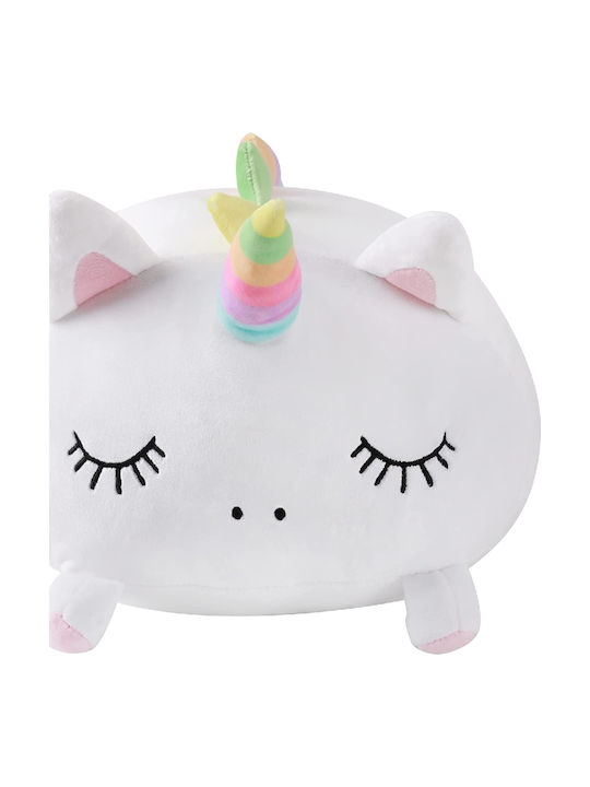 Total Gift Pernă Decorativă Pentru Copii Unicorn Alb 33x30cm