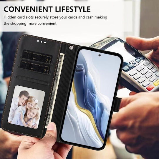 SSCase Brieftasche Schwarz Motorola Moto G47 5G