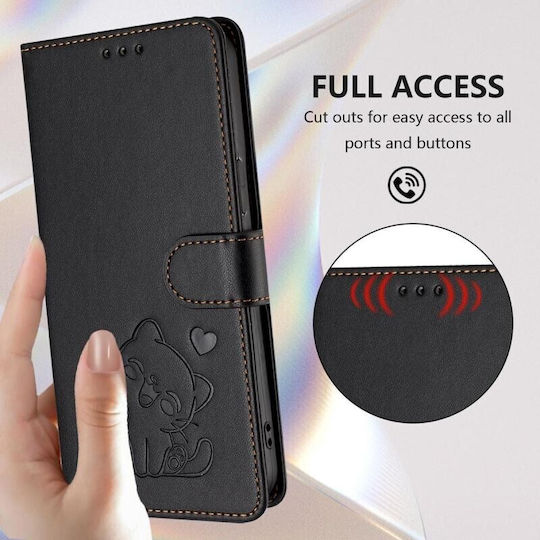 SSCase Brieftasche Schwarz Motorola Moto G47 5G