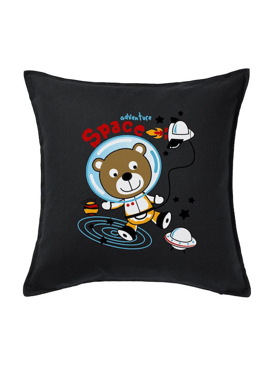 Koupakoupa Kids Decorative Pillow Black KP 22653 Pillow 50x50cm