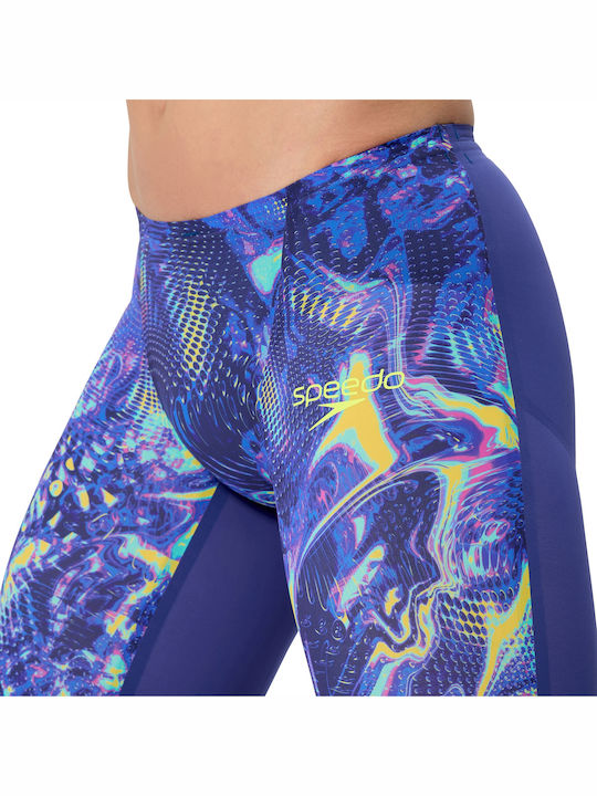 Speedo Fastskin Lzr Pure Valor 2.0 Men's Racing Jammer Swimsuit Blue