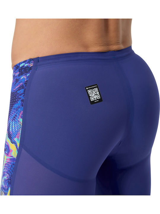 Speedo Fastskin Lzr Pure Valor 2.0 Men's Racing Jammer Swimsuit Blue