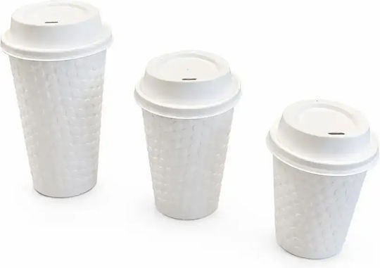 Ecocraft Disposable Paper White Cup 480ml 25pcs