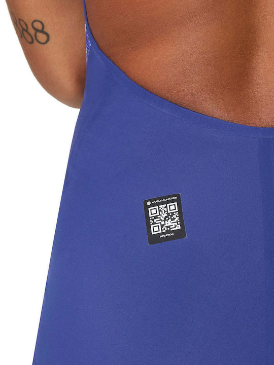 Speedo Fastskin Lzr Pure Valor 2.0 Openback Kneeskin Frauen Renn-Badeanzug Ein Stück Blau