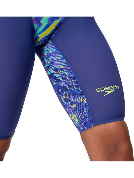 Speedo Fastskin Lzr Pure Valor 2.0 Openback Kneeskin Γυναικείο Αγωνιστικό Ολόσωμο Μαγιό Κολύμβησης Μπλε