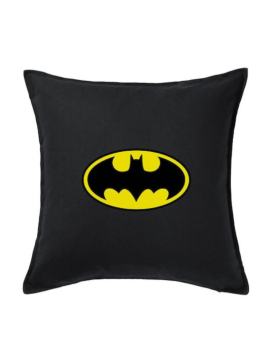 Pernă Canapea Batman Negru 100% Bumbac Umplutură Inclusă 50x50cm