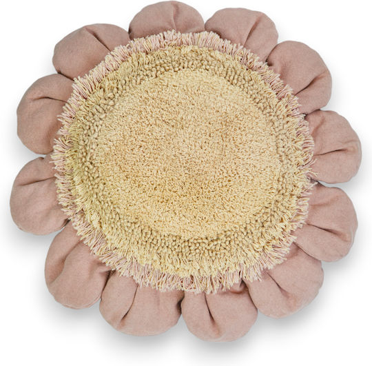 Lorena Canals Floor Cushion Pink Daisy